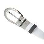 GP レディース 25mm 両面バックル ベルト (ホワイト/ブラック)