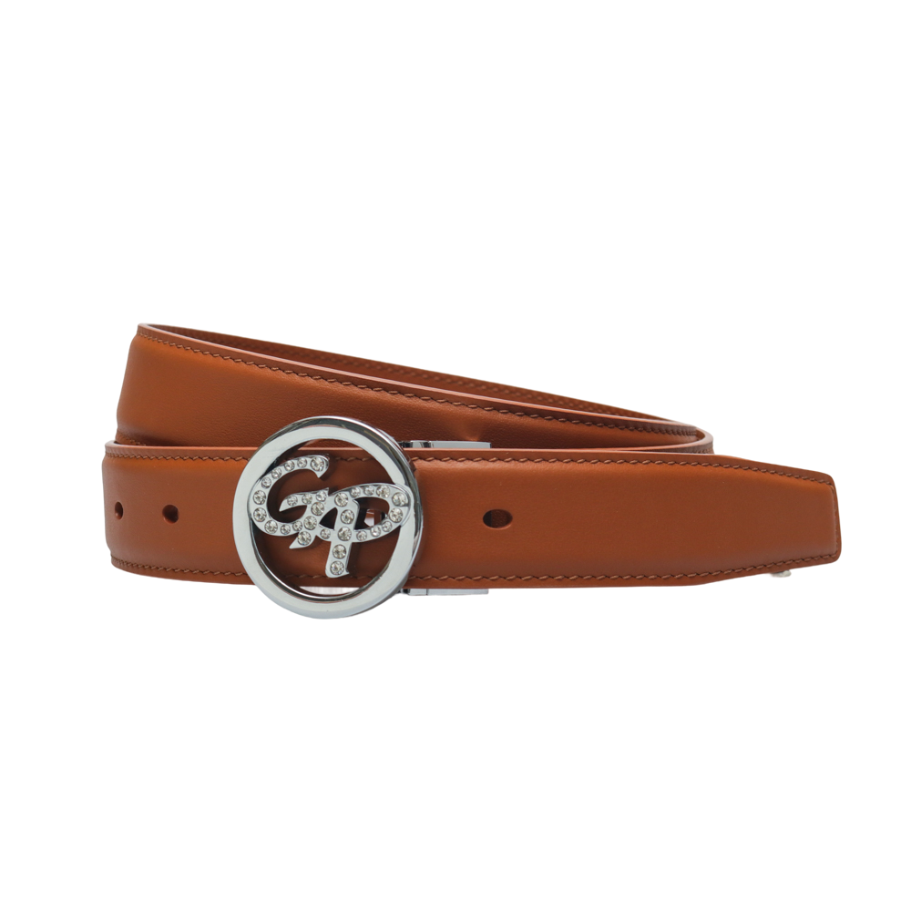 GoPlayer Women's Top Grain Leather Belt (Taupe)
