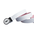 GoPlayer 女性用リバーシブルベルト (28mm ホワイトパウダー)