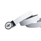 GoPlayer女轉頭雙面用皮帶(白銀)