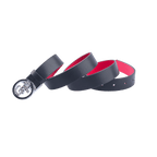 GoPlayer Women's Turnable Double-Sided Belt (Black and Red)