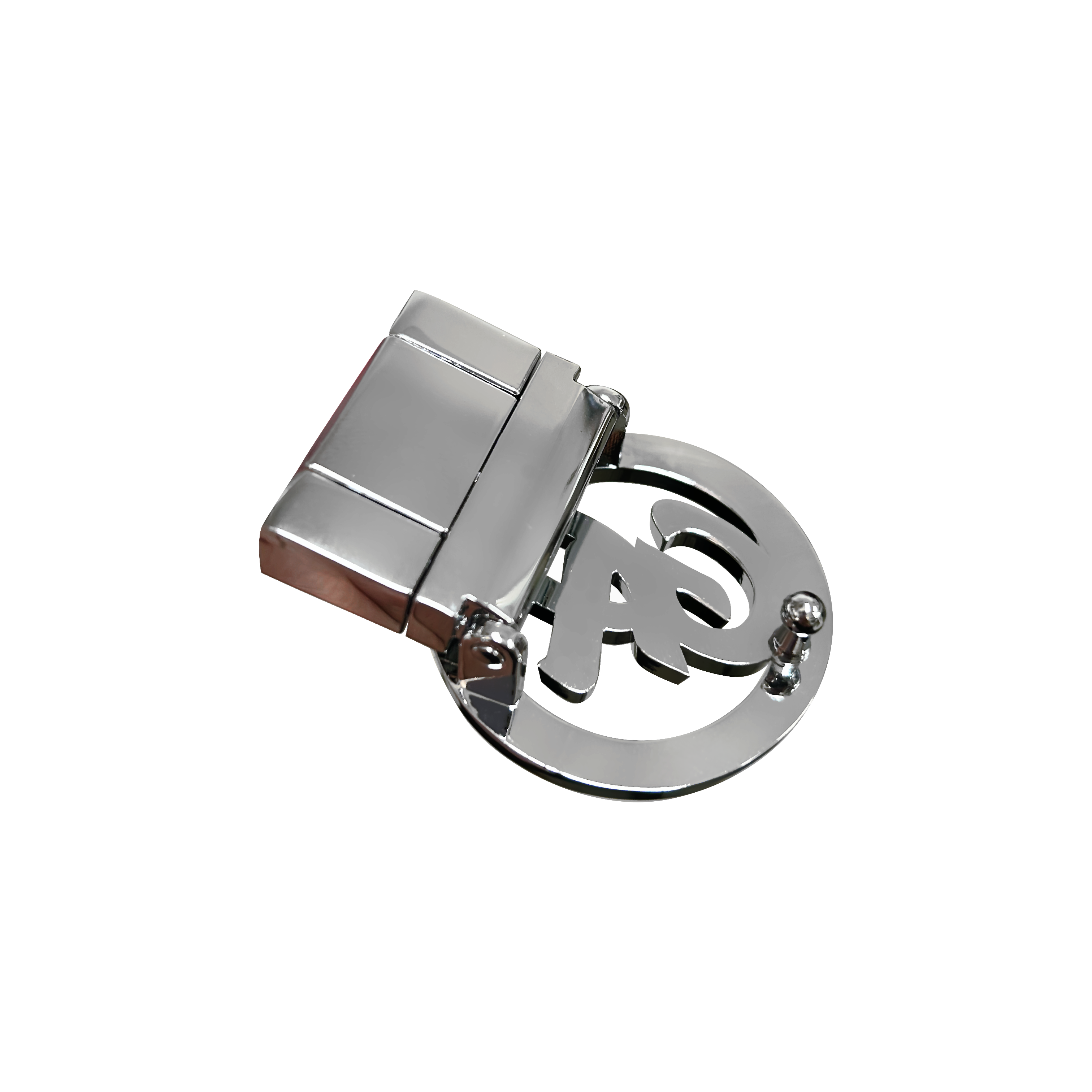 GoPlayer女轉頭雙面皮帶(白粉)