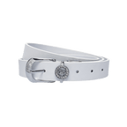 GoPlayer Women's Horseshoe Buckle Golf Belt (White)