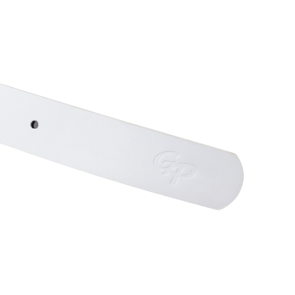 GoPlayer Women's Horseshoe Buckle Golf Belt (White)