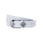 GoPlayer Women's Horseshoe Buckle Golf Belt (White)