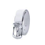 GoPlayer Women's Horseshoe Buckle Golf Belt (White)