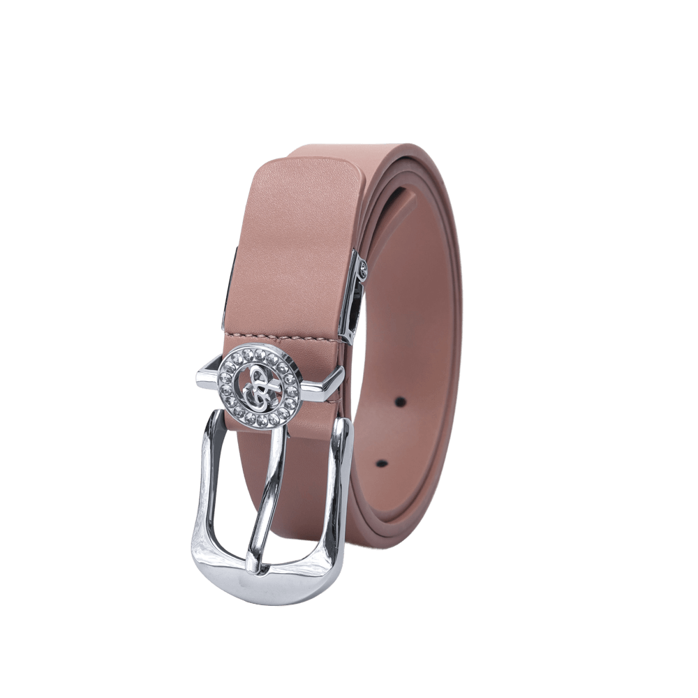 GoPlayer Women's Horseshoe Buckle Golf Belt (Dark Pink)