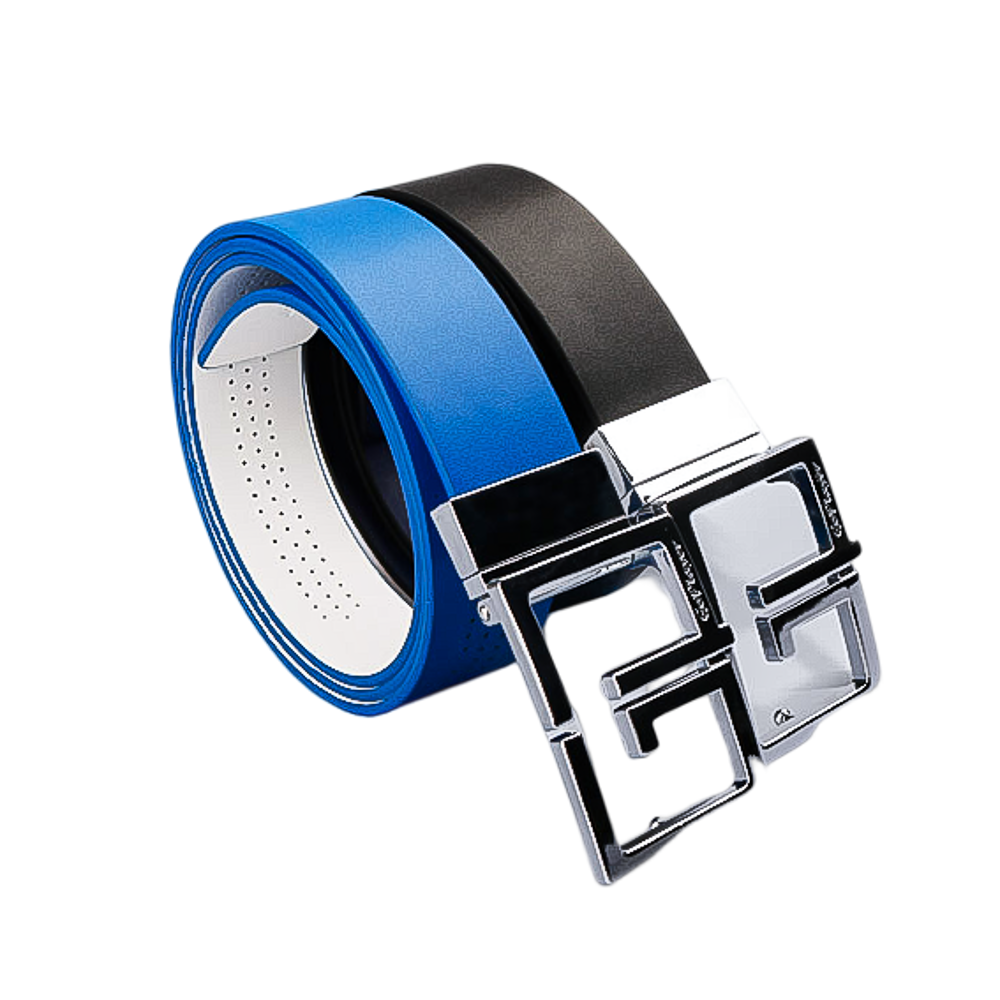 GP35mm double-sided buckle belt (dark blue/black)