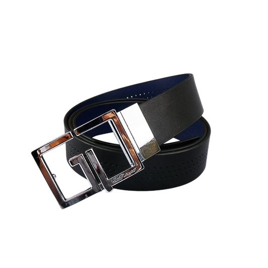 GP35mm double-sided buckle belt (dark blue/black)