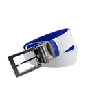 GoPlayer double-sided rotating buckle belt (white royal blue)
