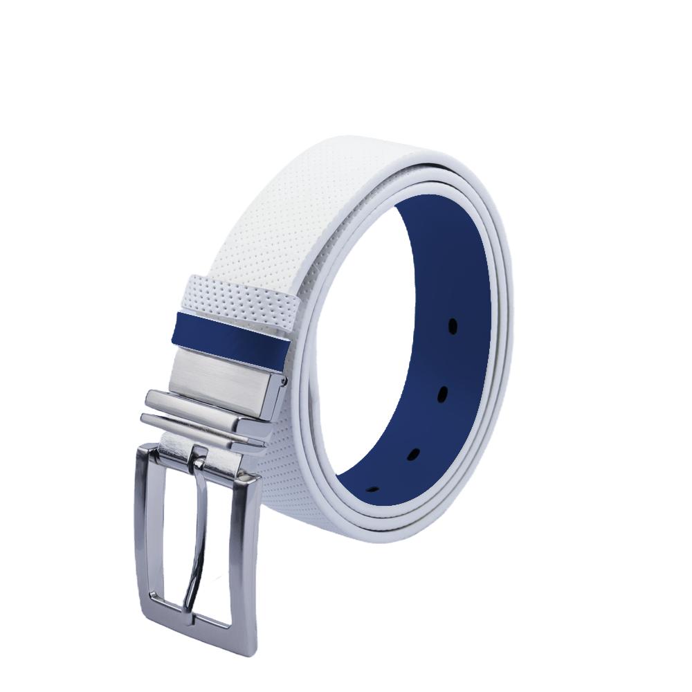 GP35mm reversible buckle belt (white/dark blue)