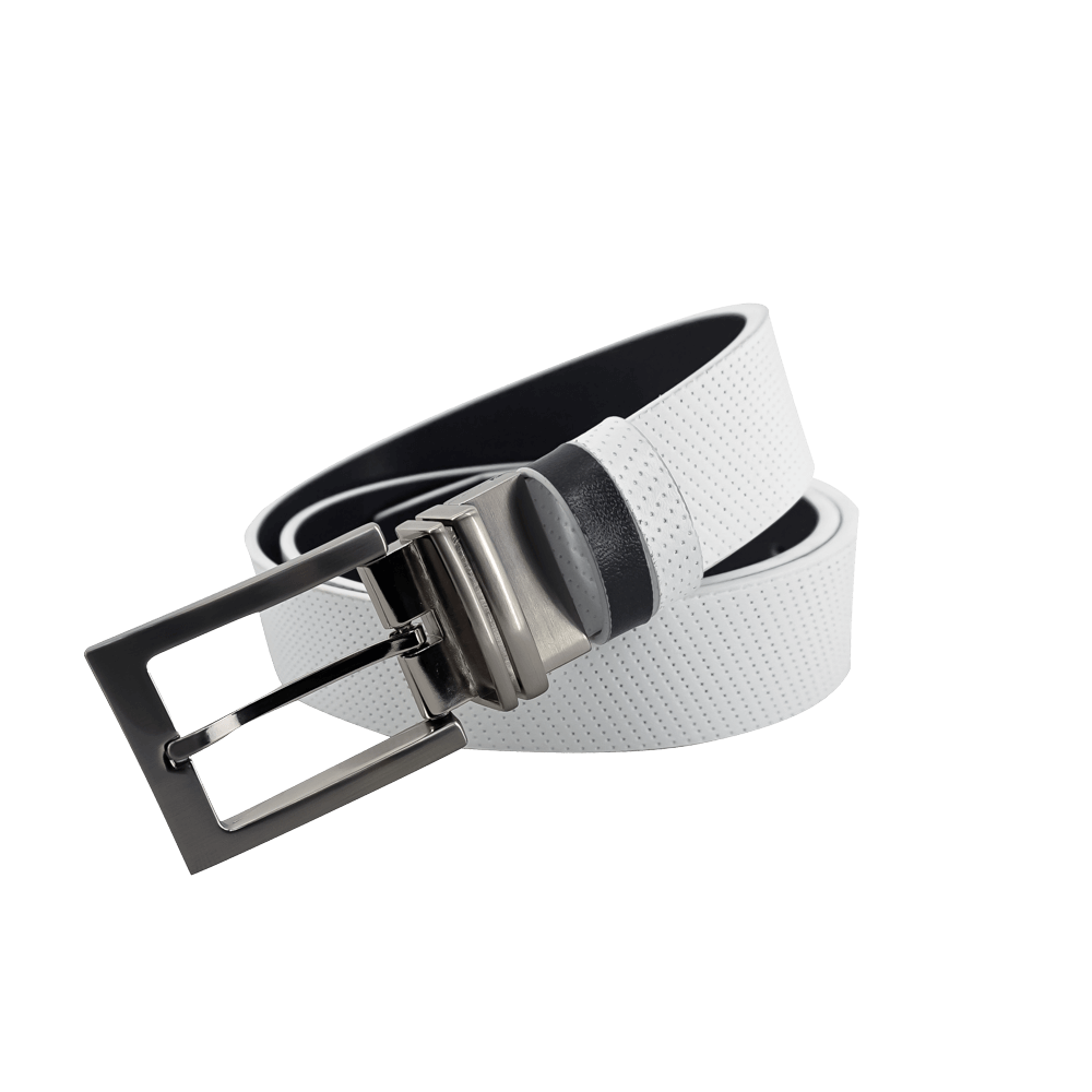 GP35mm double-sided buckle belt (white/black)