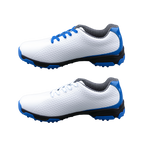 GoPlayer ゴルフ兼用メンズ シューズ (白と青)