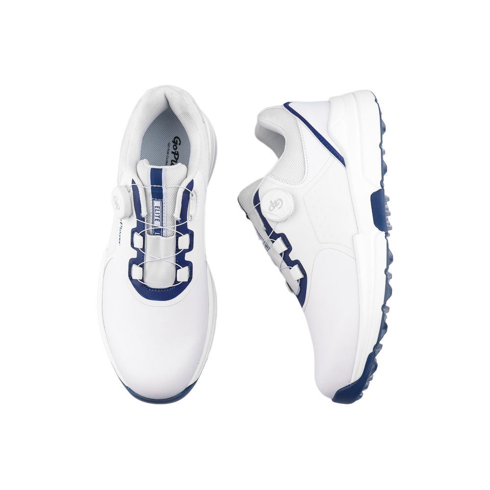 GoPlayer EliteLinks Golf Professional Men's Shoes (White)