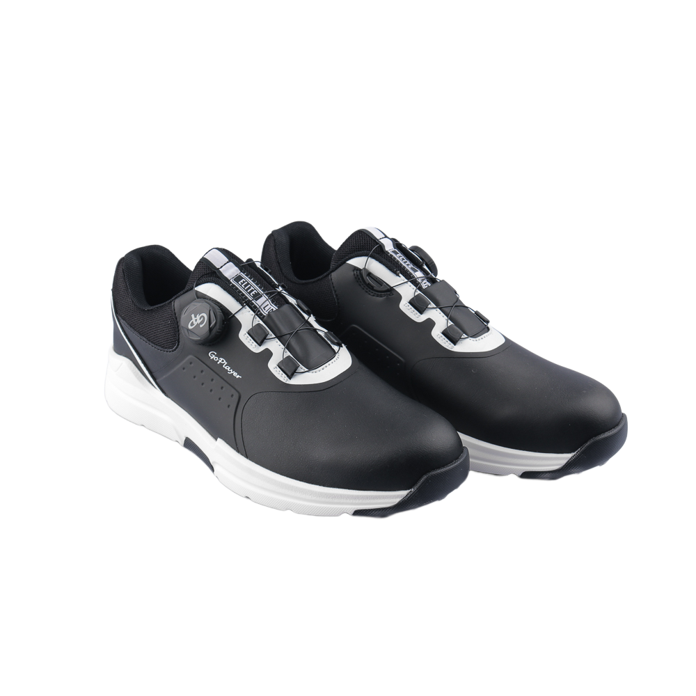 GoPlayer EliteLinks Golf Professional Men's Shoes (Black)