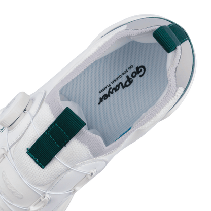 GoPlayer EliteLinks Golf Knob Men's Shoes (White)