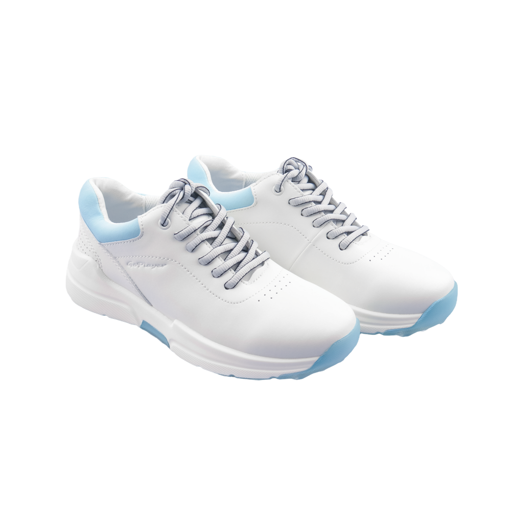 GoPlayer EliteLinks ゴルフ クラシック メンズ シューズ (ホワイト)