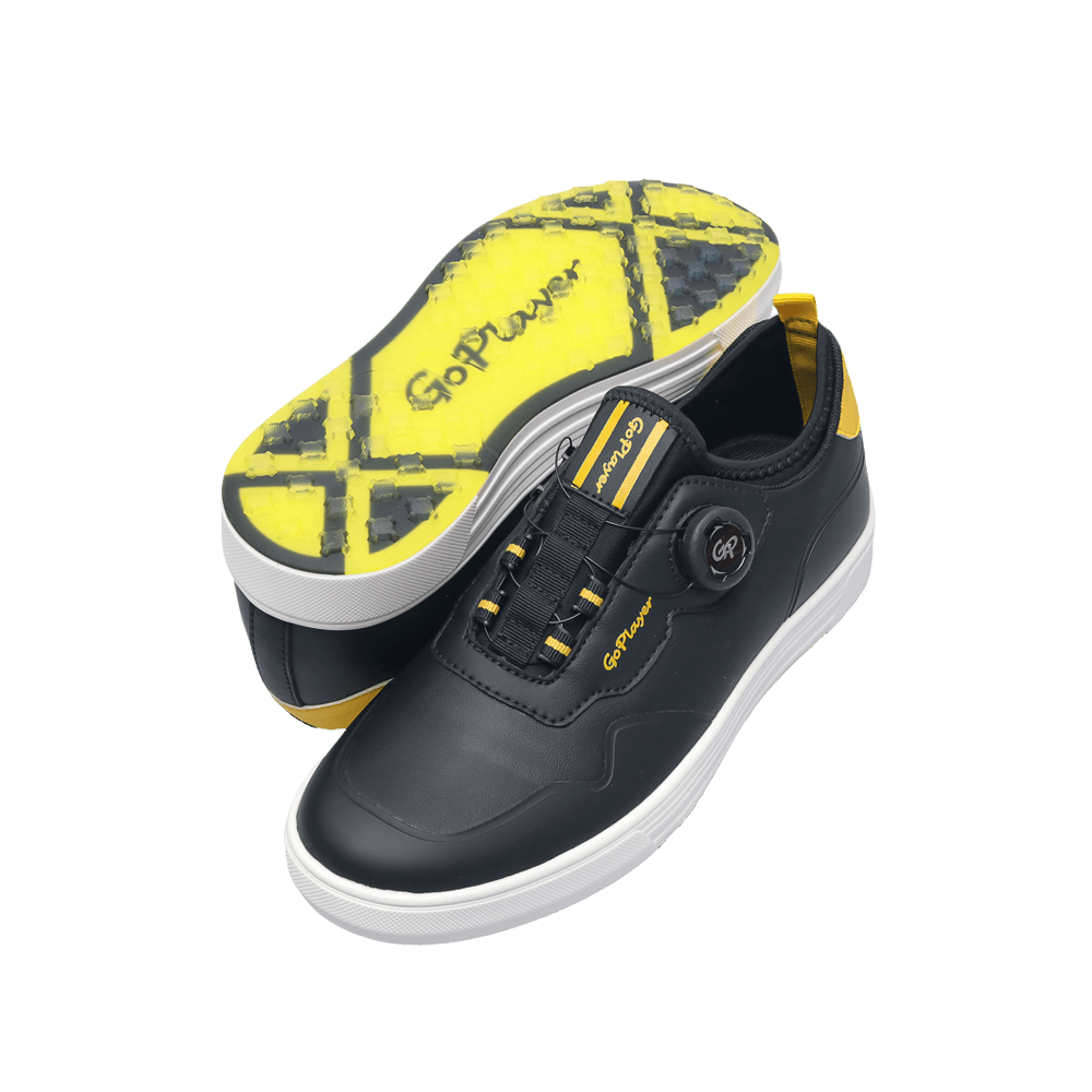 GoPlayer EliteLinks ゴルフカジュアル メンズシューズ（ブラック）