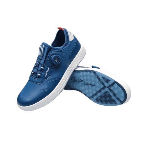 GoPlayer EliteLinks ゴルフカジュアル メンズシューズ（ネイビーブルー）