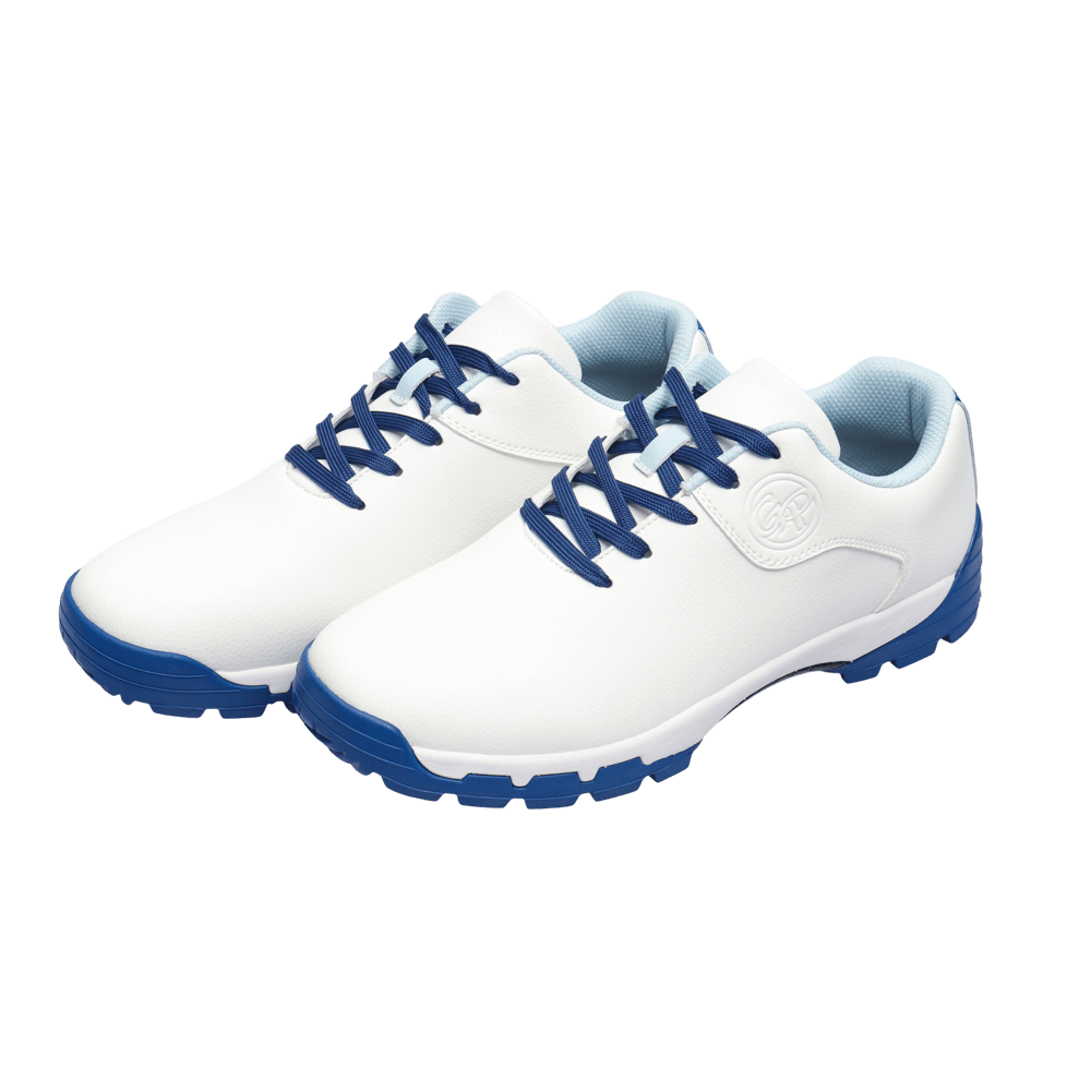 GoPlayer StartDrive Golf Sports Shoes for Men (White and Blue)