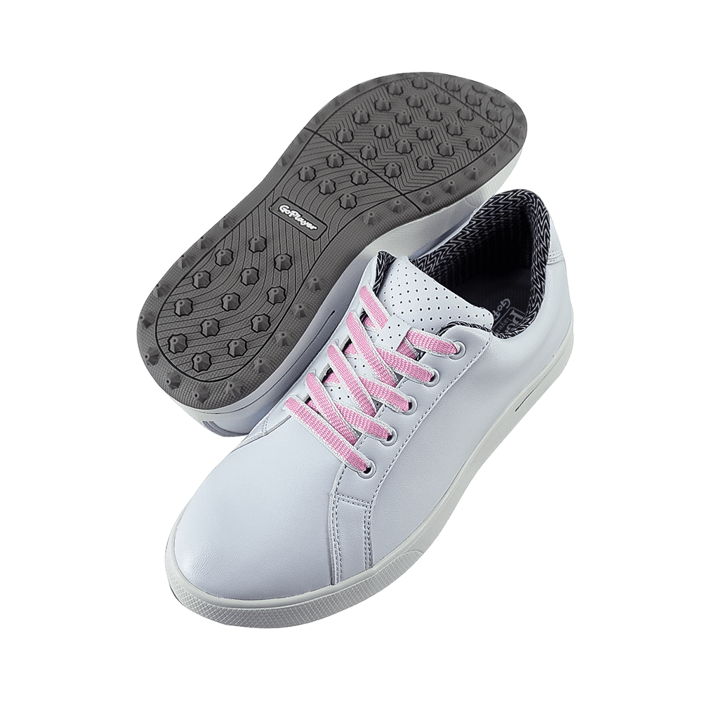 GoPlayer Ladies Golf Shoes (White &amp; Black)