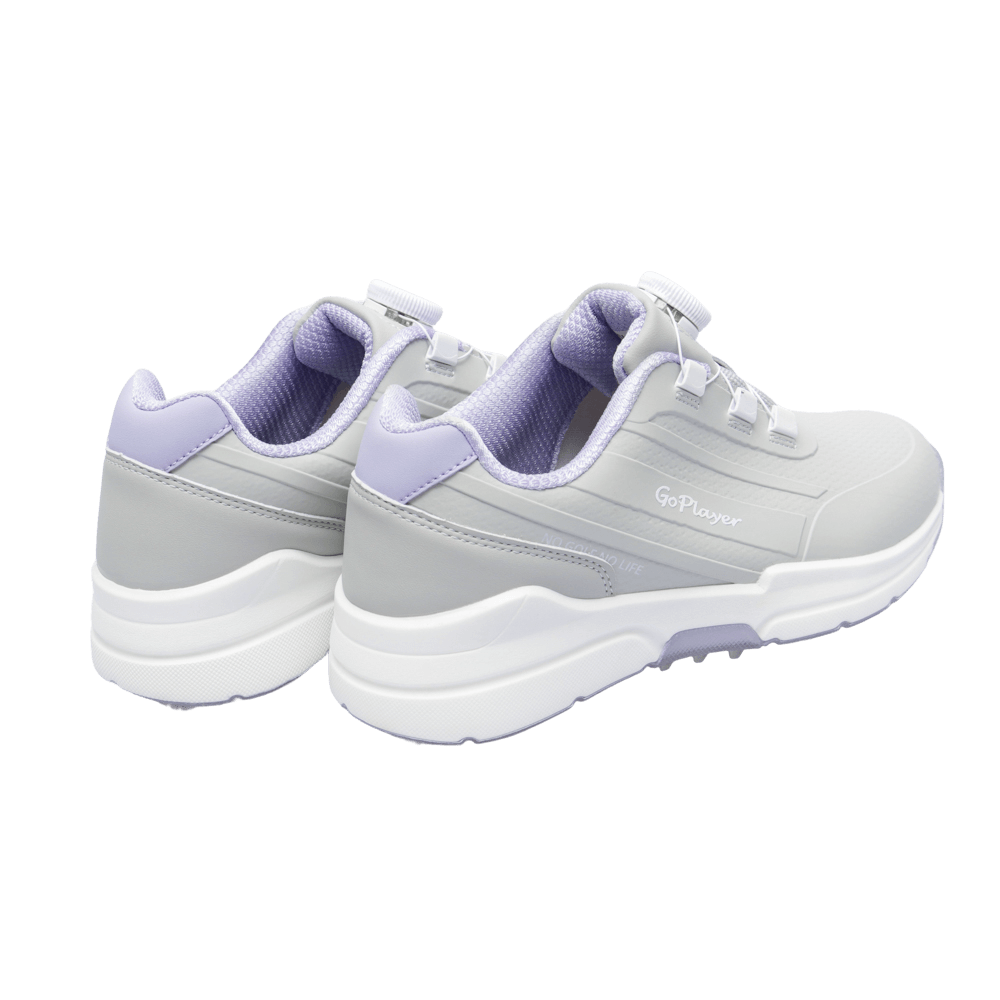 GoPlayer EliteLinks Golf Knob Women's Shoes (Gray Purple)