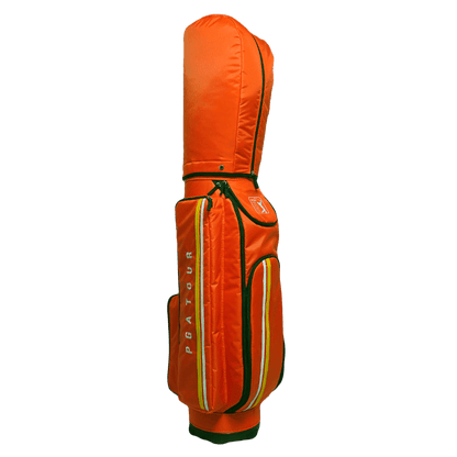 PGA 9" exquisite fabric bag (orange and black)