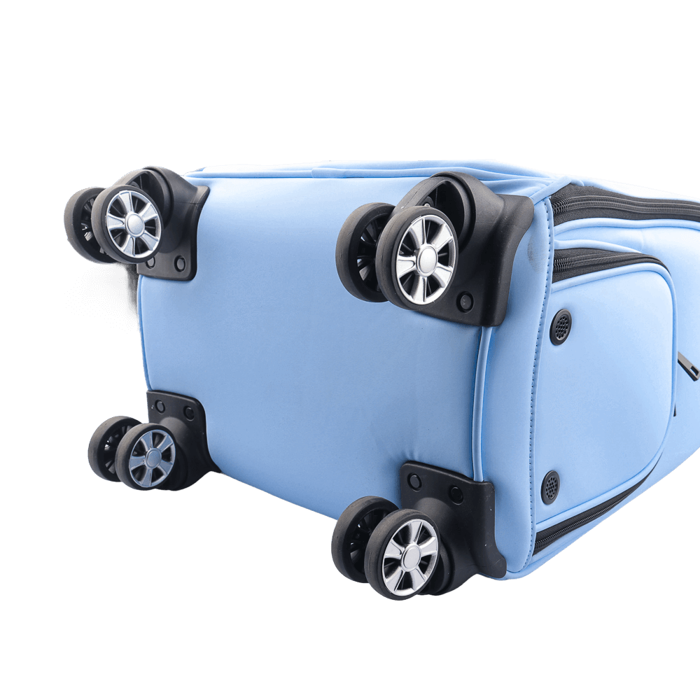 PGA trolley four-way wheel clothing bag (light blue)