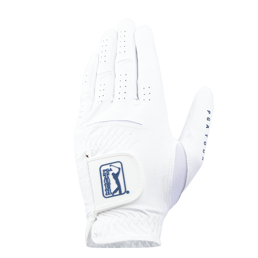 PGA Korean Nano Cloth Men's Golf Gloves (White) PGL10200