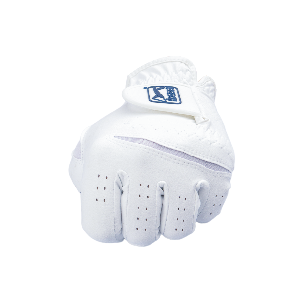 PGA Korean version nano cloth men's golf gloves (white)