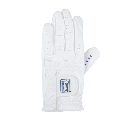 PGA Korean Nano Cloth Men's Golf Gloves (White) PGL10200