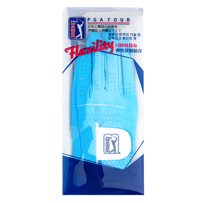 PGA Korean Style Nano Cloth Men's Golf Gloves (Light Blue)