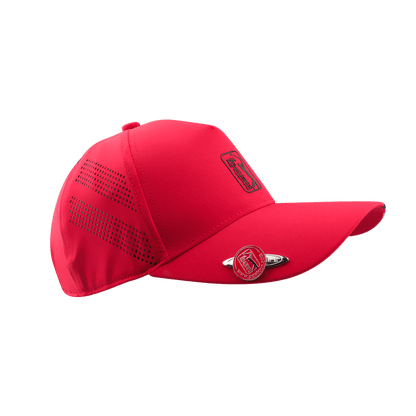 PGA TOUR Golf Exquisite Ball Cap (Red)