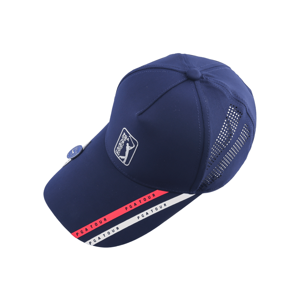 PGA TOUR Golf Exquisite Ball Cap (Navy Blue)