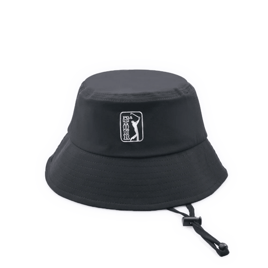 PGA ツアー 調節可能なゴルフ バケット ハット (ブラック)