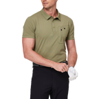 Zippered pocket breathable short-sleeved shirt