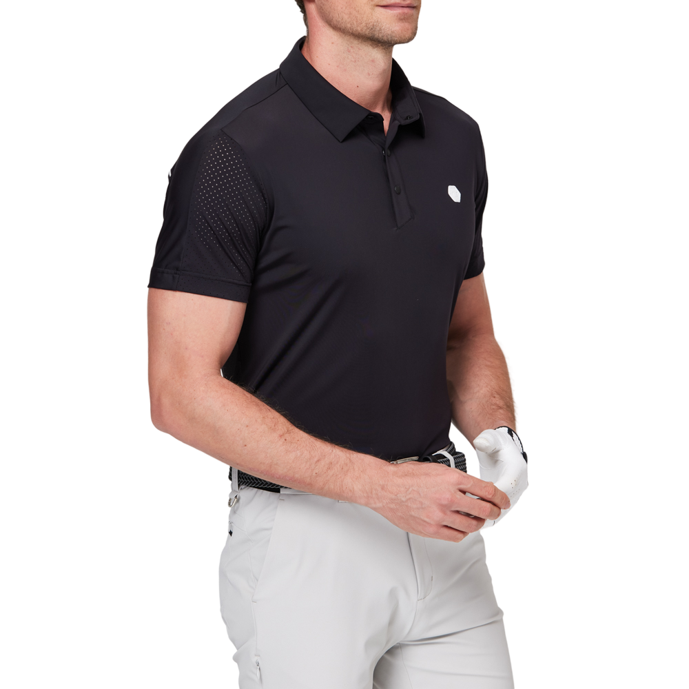 パッチワークの通気性のある半袖シャツ