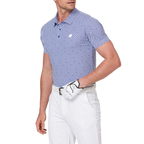 幾何学模様のオールオーバープリント半袖シャツ