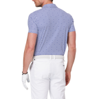 幾何学模様のオールオーバープリント半袖シャツ