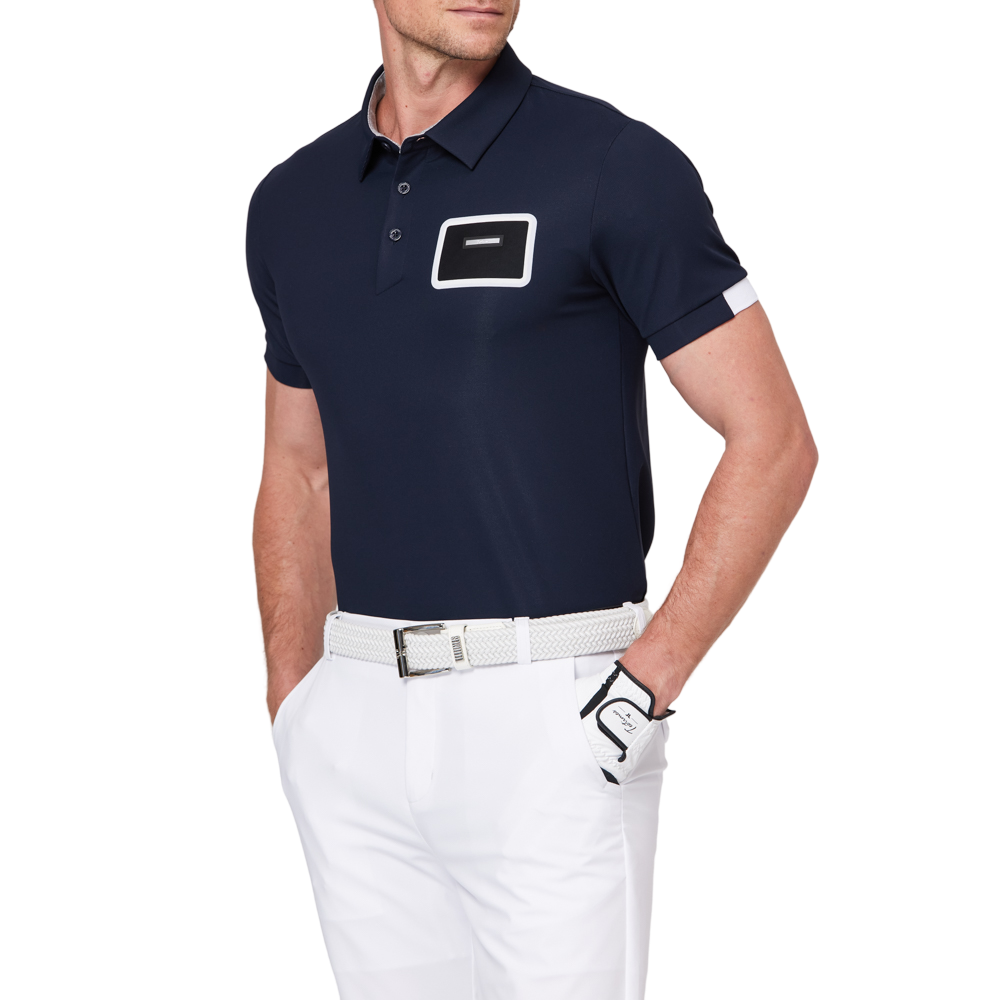 3D Pocket Color Block Short-Sleeve