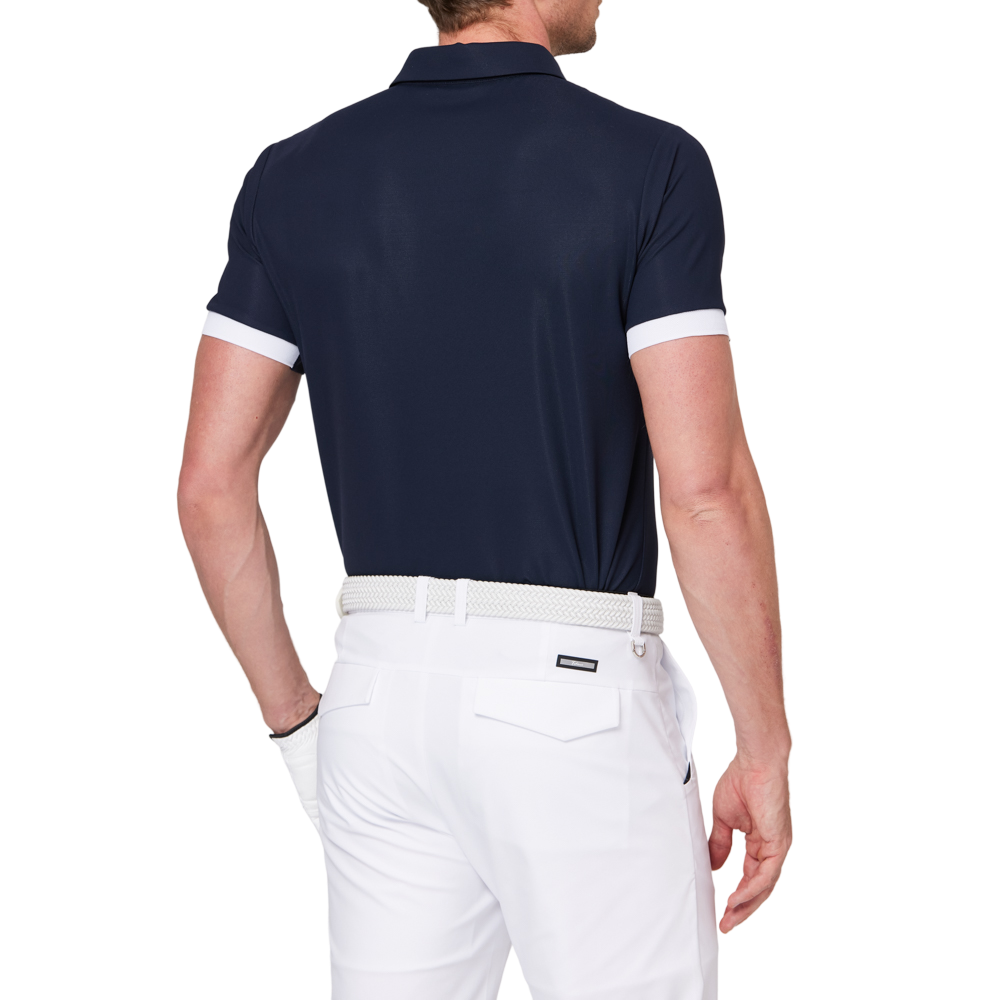 3D Pocket Color Block Short-Sleeve