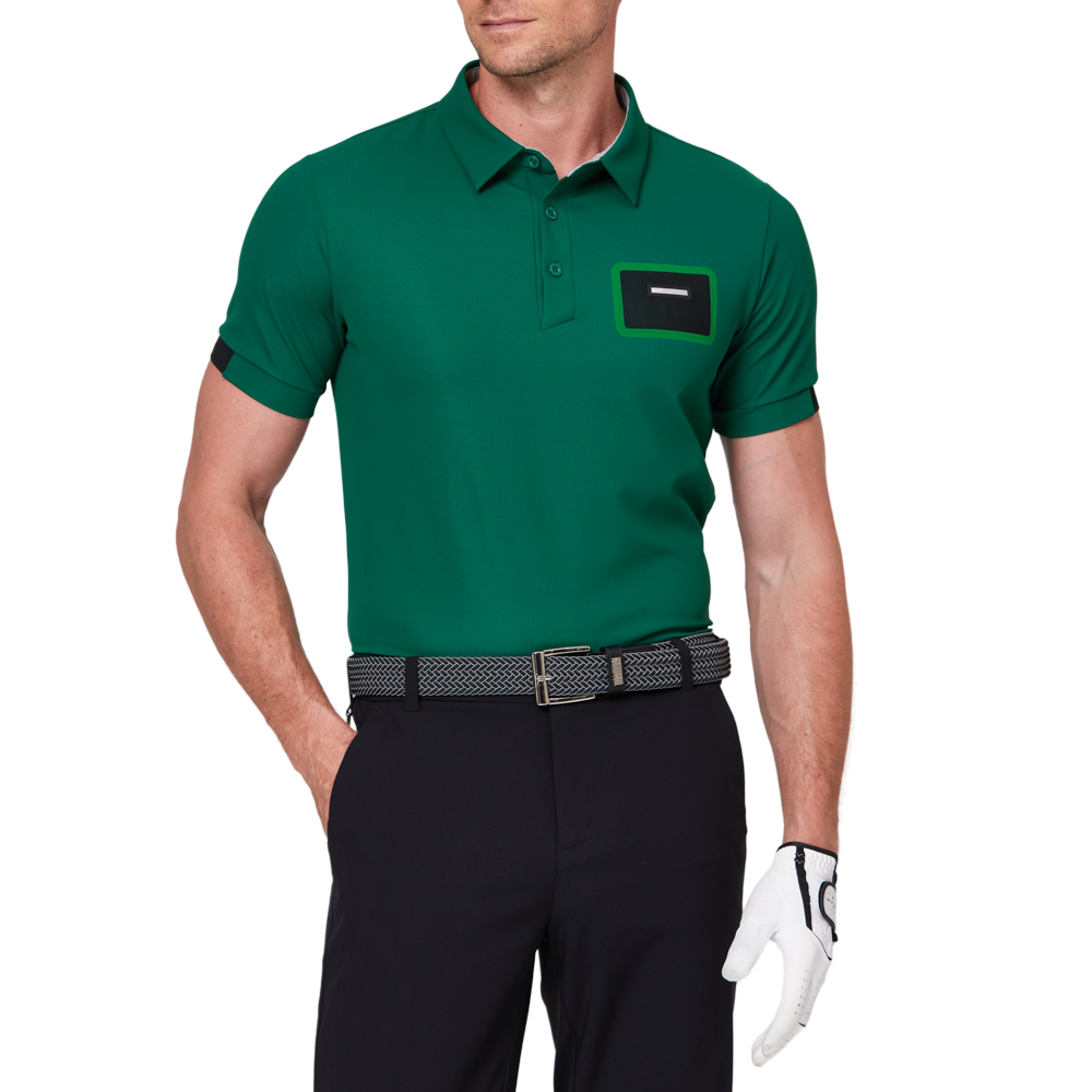 3Dポケットカラーブロック半袖