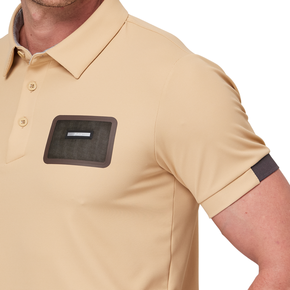 3D Pocket Color Block Short-Sleeve