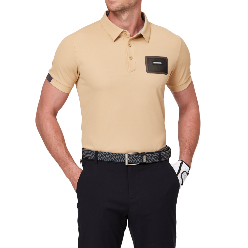 3D Pocket Color Block Short-Sleeve