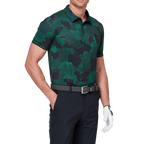 デジタルカモフラージュプリント半袖シャツ