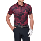 デジタルカモフラージュプリント半袖シャツ