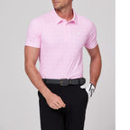 幾何学模様のリズムプリント半袖シャツ