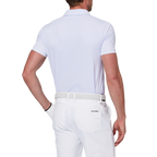 ミニマルなレタリングパッチワーク半袖シャツ