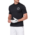 Crew neck functional short-sleeved shirt