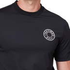 Crew neck functional short-sleeved shirt